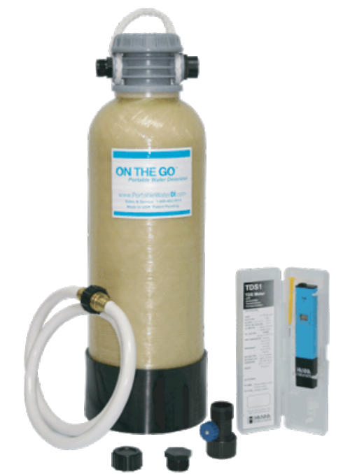 ON THE GO PORTABLE WATER Portable Water De-Ionizer, Dual-Bed Standard