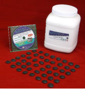 The Jumbo kit contains CD-ROM manual, 1 gallon chemicals and 48 plastic caps--enough to do forty automotive batteries.